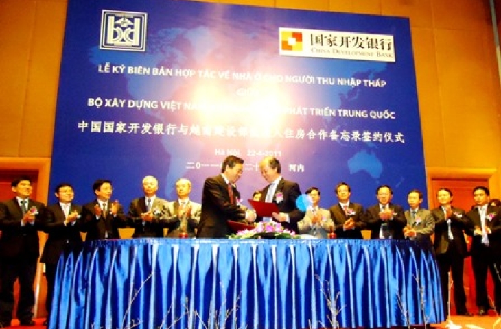Bộ Xây dựng Việt Nam và Ngân hàng Phát triển Trung Quốc ký kết Biên bản hợp tác về nhà ở cho người thu nhập thấp