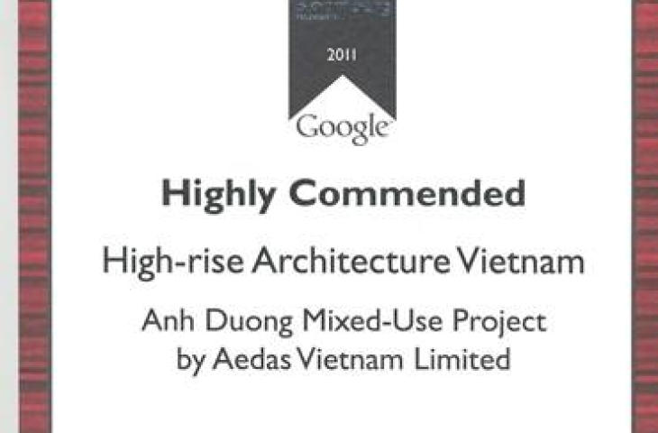 Thiết kế kiến trúc của Dự án Tổ hợp Ánh Dương (Đà Nẵng) nhận giải thưởng Bất động sản Châu Á Thái Bình Dương năm 2011