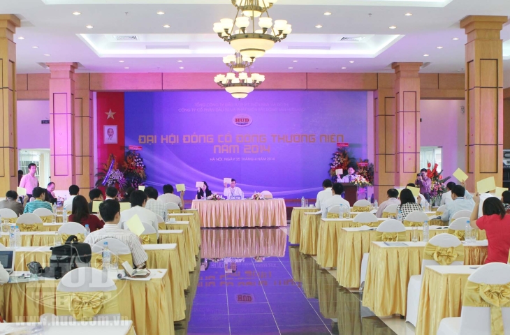 Công ty HUDLand:  Tổ chức Đại hội đồng cổ đông thường niên năm 2014