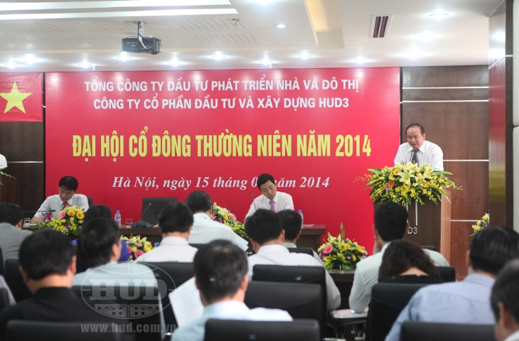 HUD3 Tổ chức Đại hội đồng cổ đông thường niên năm 2014