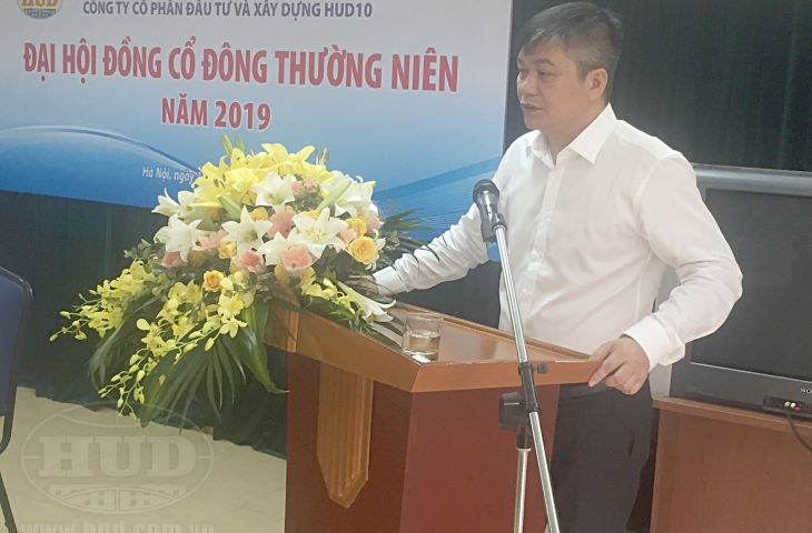 Công ty Cổ phần Đầu tư và xây dựng HUD10 tổ chức Đại hội Cổ đông thường niên năm 2019