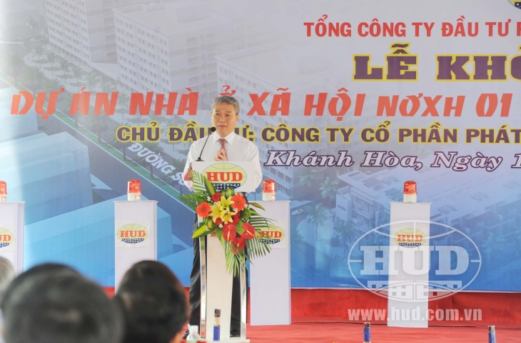 Tổng công ty HUD: Khởi công Dự án đầu tư xây dựng 664 căn hộ nhà ở xã hội tại thành phố Nha Trang, tỉnh Khánh Hòa