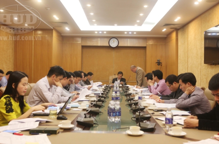 Lãnh đạo Tổng công ty HUD làm việc với Công ty HUD3 và Công ty HUD8 về nhiệm vụ SXKD năm 2015, kế hoạch 2016-2020 và công tác chuẩn bị Đại hội Đảng bộ, Chi bộ nhiệm kỳ 2015-2020 