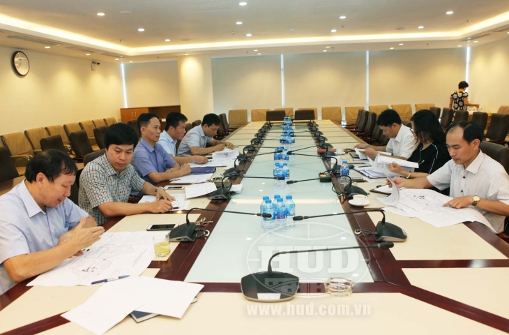 Lãnh đạo Tổng công ty HUD làm việc với Ban QLDA số 5 về kết quả SXKD 