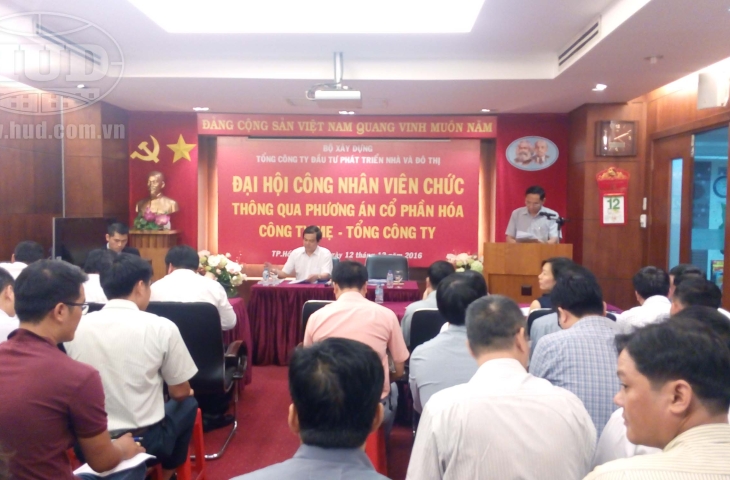 Tổng công ty HUD tổ chức Đại hội công nhân viên chức thông qua phương án cổ phần hóa Công ty mẹ - Tổng công ty
