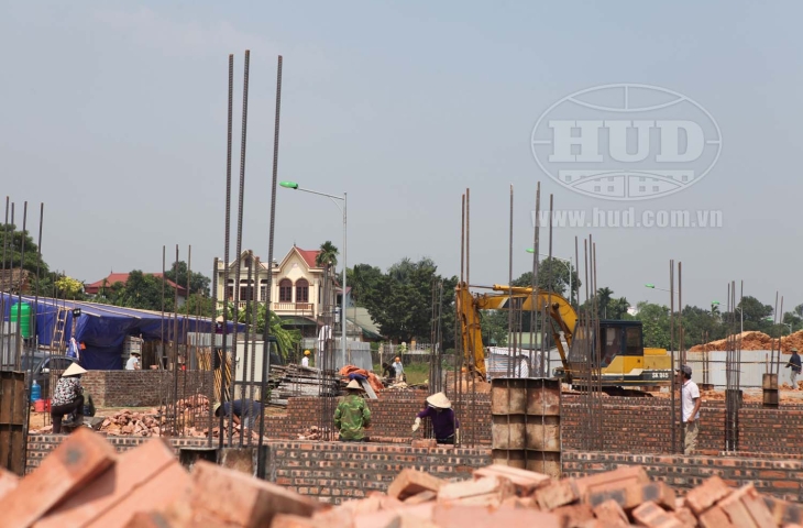 Tổng Giám đốc Tổng công ty HUD kiểm tra công tác thi công HTKT dự án HUD - Sơn Tây