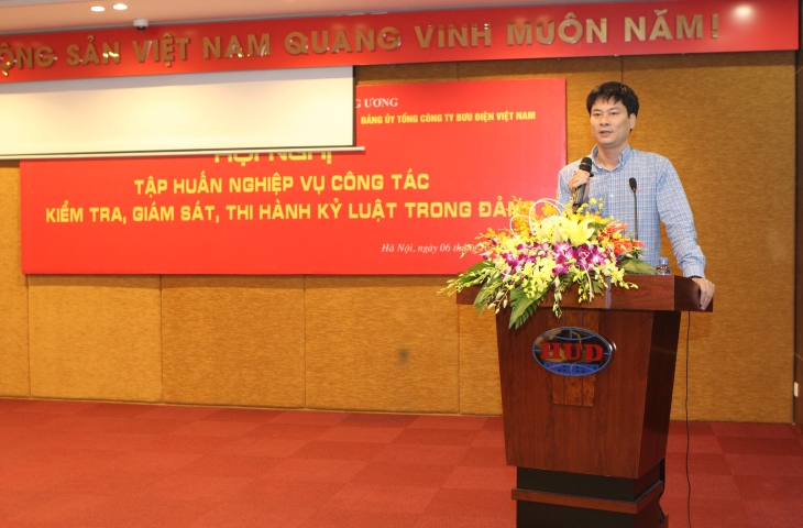 Đảng ủy Tổng công ty HUD và Đảng ủy Tổng công ty VNPOTS phối hợp tổ chức Hội nghị tập huấn nghiệp vụ công tác kiểm tra, giám sát và thi hành kỷ luật trong Đảng - năm 2017