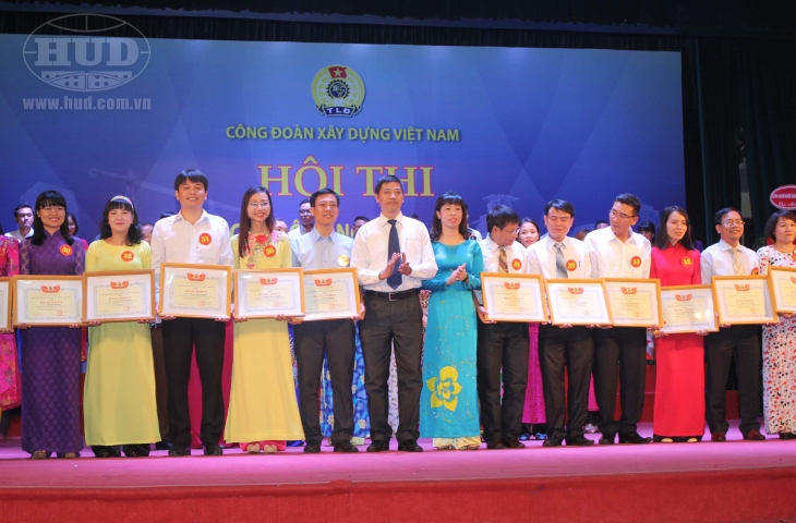 Công đoàn HUD đạt thành tích cao tại Hội thi cán bộ Công đoàn giỏi toàn quốc ngành Xây dựng năm 2016 