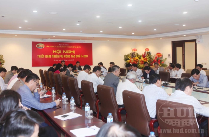 Tổng công ty HUD tổ chức Hội nghị triển khai các nhiệm vụ công tác Quý II-2017