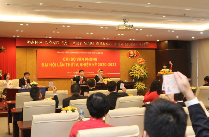 Các Chi bộ trực thuộc Đảng bộ Tổng công ty tập trung hoàn thành tổ chức Đại hội trong tháng 3/2020