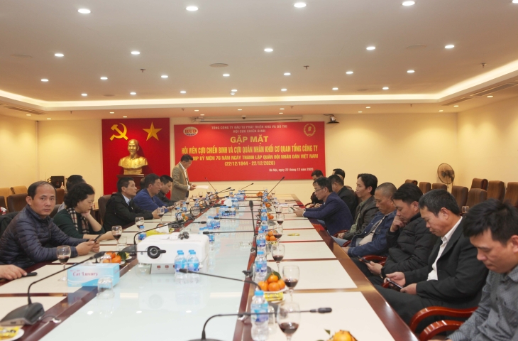 Tổng công ty HUD gặp mặt cán bộ, nhân viên đã từng phục vụ trong quân đội nhân dân Việt Nam