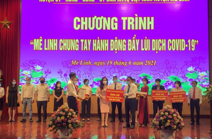 Tổng công ty HUD tiếp tục ủng hộ Quỹ Vác-xin 400 TRIỆU ĐỒNG