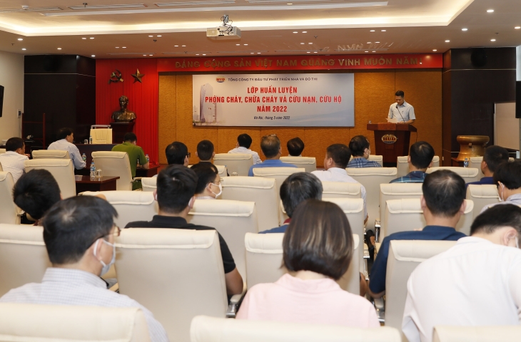 HUD Tổ chức huấn luyện công tác PCCC năm 2022