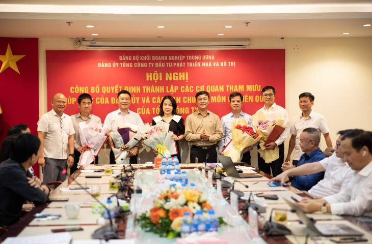 Đảng uỷ HUD công bố các quyết định về công tác tổ chức theo Quy định số 87-QĐ/TW của Ban Bí thư