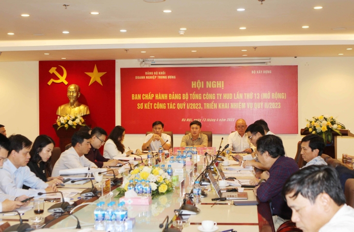 Đảng bộ HUD tổ chức Hội nghị sơ kết quý I, triển khai nhiệm vụ công tác quý II/2023