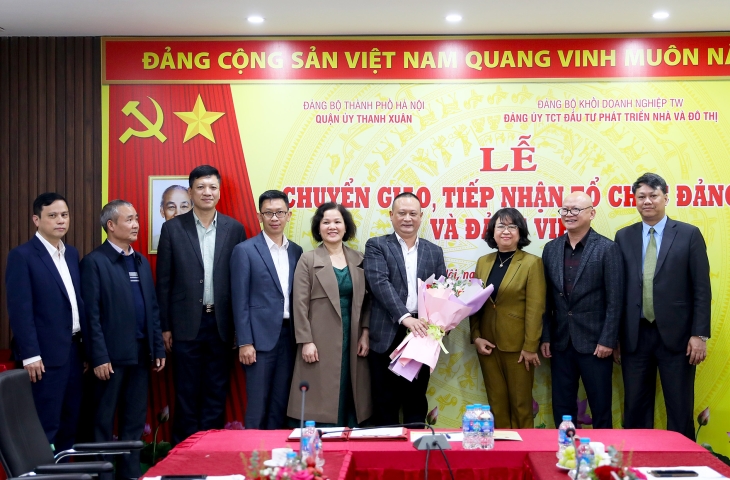Lễ chuyển giao Đảng bộ Công ty HUD1 về Quận ủy Thanh Xuân