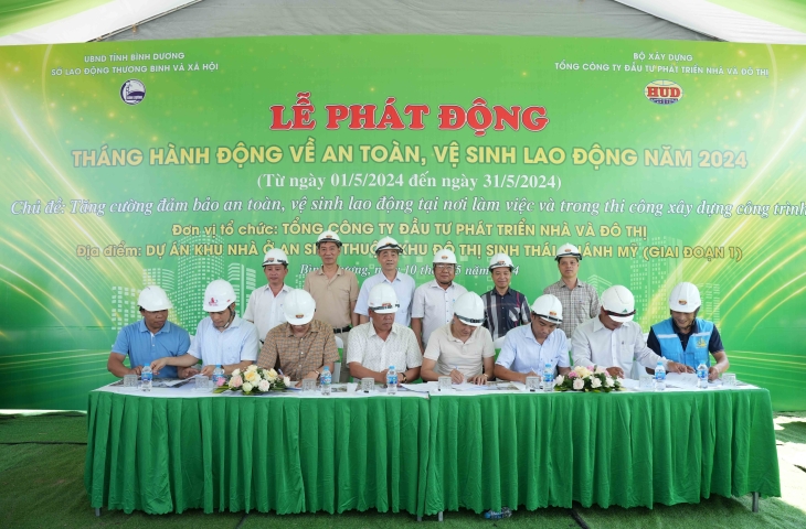 Tổng công ty HUD: Tổ chức Lễ phát động hưởng ứng “Tháng hành động về an toàn, vệ sinh lao động” năm 2024