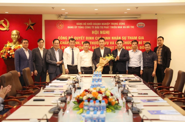 Đảng ủy Tổng công ty HUD tổ chức Hội nghị công bố Quyết định của Đảng ủy khối Doanh nghiệp Trung ương về chỉ định nhân sự tham gia Ban Chấp hành, Ban Thường vụ và giữ chức Bí thư Đảng ủy Tổng công ty nhiệm kỳ 2020-2025
