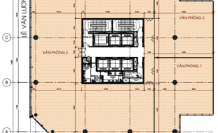 Mặt bằng điển hình HUDTOWER