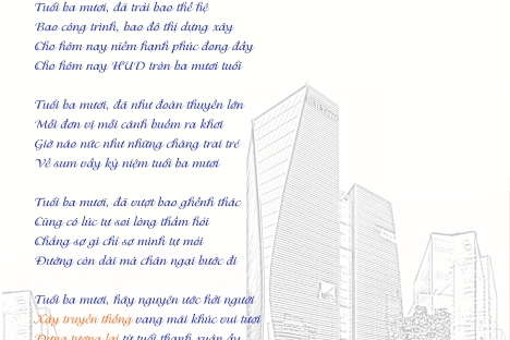 Chúc mừng HUD tuổi 30 - Bài dự thi của Ban Tuyên giáo - Truyền thông