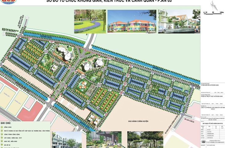 Hội đồng Quy hoạch kiến trúc Tập đoàn nghe báo cáo phương án QH chi tiết 1/500 dự án Khu nhà ở  phía Nam thị trấn Kẻ Sặt, huyện Bình Giang, Hải Dương