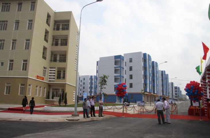 Khánh thành giai đoạn 1 Gói thầu XL2 thuộc dự án khu tái định cư Vĩnh Lộc B - huyện Bình Chánh (TP. Hồ Chí Minh)