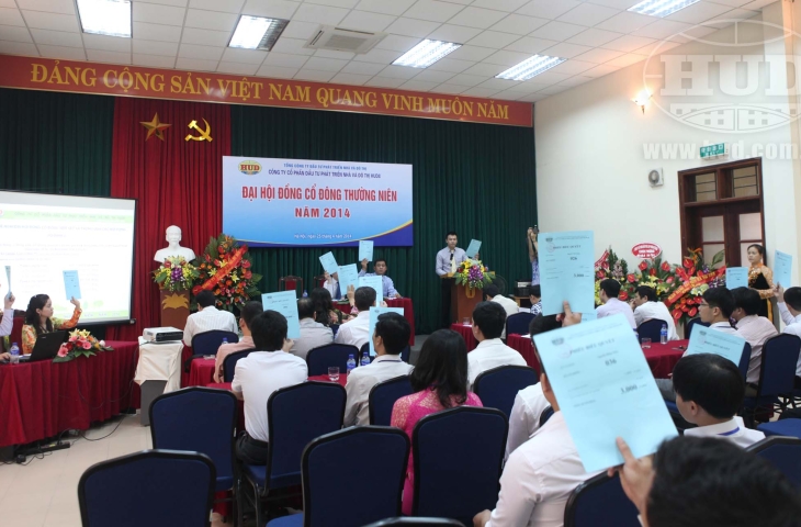 HUD8 Tổ chức Đại hội đồng cổ đông thường niên năm 2014