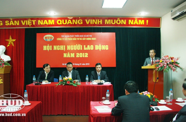 Công ty HUD1 tổ chức Hội nghị người lao động năm 2012