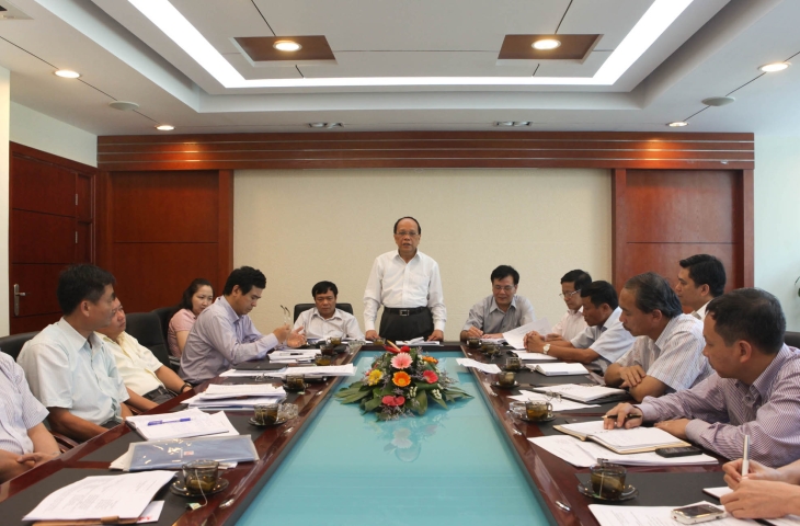 Chủ tịch Tập đoàn làm việc với Tổng công ty Xây dựng Hà Nội về công tác cổ phần hóa Tổng công ty