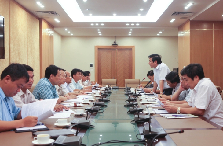 Ban Tổ chức Trung ương Đảng làm việc với Đảng uỷ Tập đoàn về Đề án kiện toàn tổ chức Đảng bộ Tập đoàn