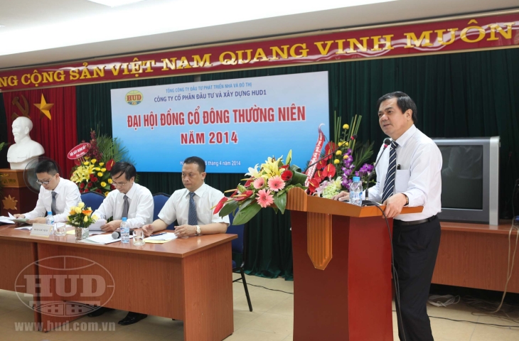 HUD1 tổ chức Đại hội đồng cổ đông thường niên năm 2014