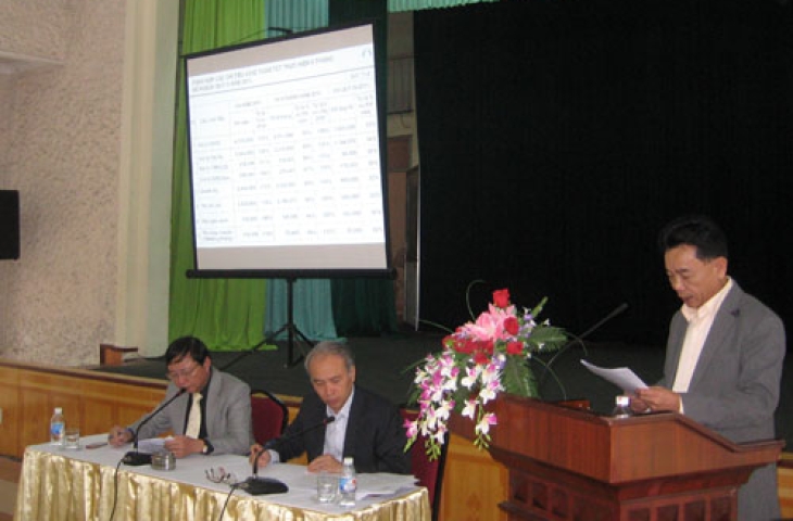 Hội nghị kiểm điểm thực hiện Kế hoạch SXKD 9 tháng, triển khai kế hoạch quý IV năm 2011.