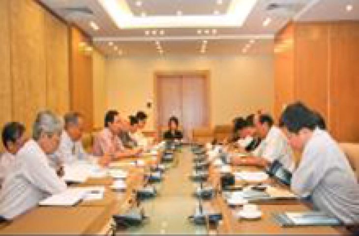 The Delegation of the Chinese architecture and construction