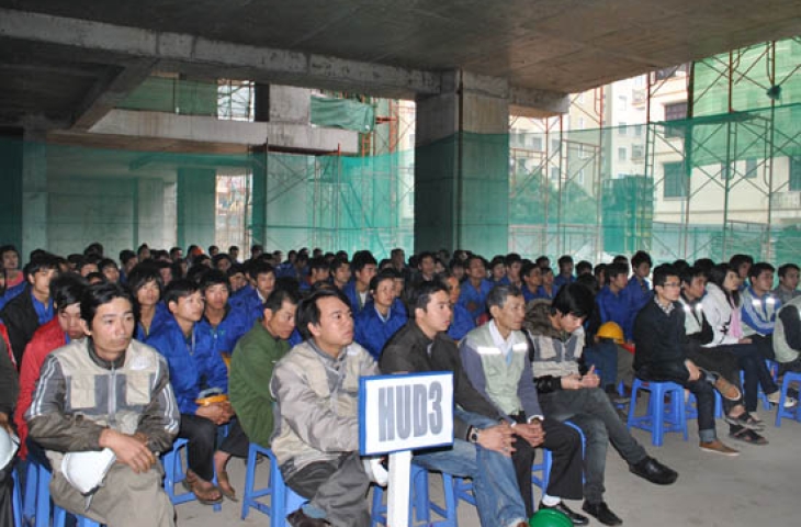 HUD3: 9 tháng đầu năm đạt 80% kế hoạch sản lượng thi công xây lắp