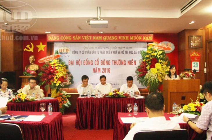 Công ty HUD Sài Gòn tổ chức Đại hội đồng cổ đông thường niên năm 2016