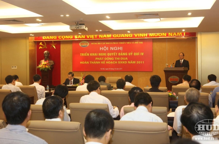 Đảng bộ Tập đoàn triển khai Nghị quyết Đảng ủy quý IV, phát động thi đua hoàn thành kế hoạch sản xuất kinh doanh năm 2011