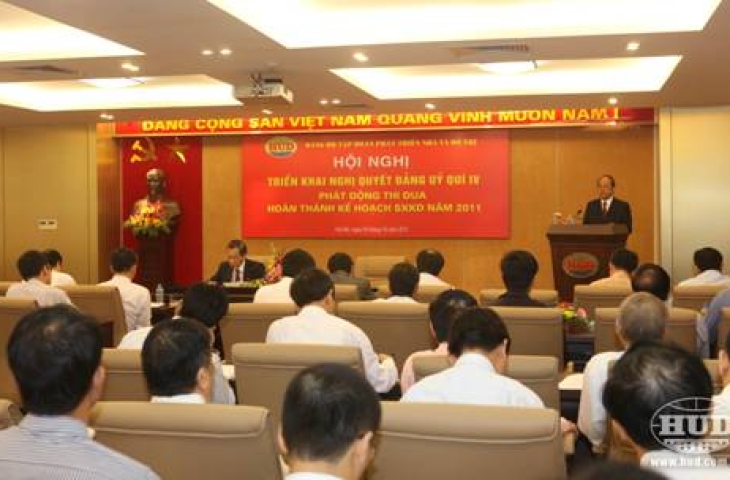 Đảng bộ Tập đoàn triển khai Nghị quyết Đảng ủy quý IV, phát động thi đua hoàn thành kế hoạch sản xuất kinh doanh năm 2011