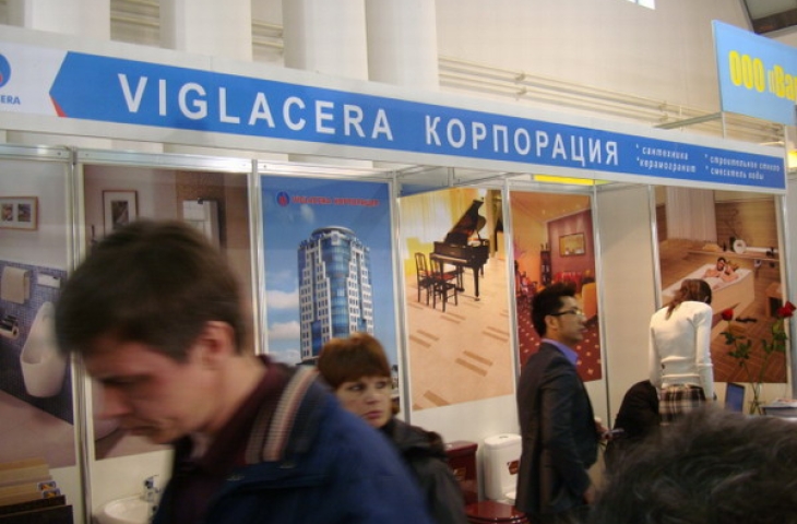 Viglacera tham gia Hội chợ Mosbuild 2011 tại Nga