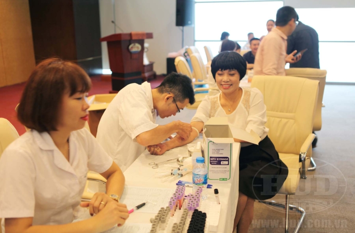 Tổng công ty HUD tổ chức khám sức khỏe năm 2018 cho cán bộ, nhân viên và người lao động