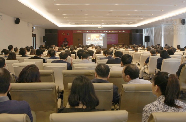 Cán bộ, đảng viên Tổng công ty HUD tham gia Hội nghị toàn quốc học tập, quán triệt, thực hiện các nội dung Hội nghị Trung ương 8, Khóa XII của Đảng
