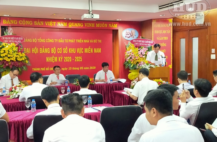 Đảng bộ Công ty HUD4 và Đảng bộ cơ sở Khu vực miền Nam tổ chức Đại hội nhiệm kỳ 2020-2025