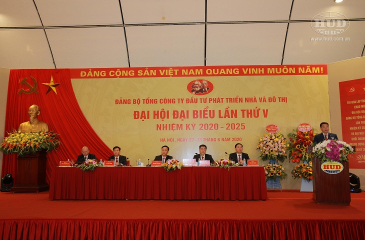 Đại hội Đại biểu Đảng bộ Tổng công ty HUD lần thứ V:  XÂY DỰNG TỔNG CÔNG TY PHÁT TRIỂN BỀN VỮNG, ĐÓNG GÓP TÍCH CỰC VÀO LĨNH VỰC PHÁT TRIỂN NHÀ VÀ ĐÔ THỊ VIỆT NAM