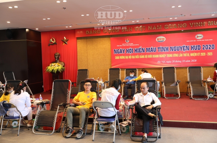 Ngày hội hiến máu tình nguyện HUD năm 2020