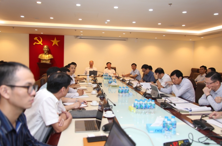 Tổng công ty HUD làm việc với Viện Vật liệu xây dựng về sử dụng vật liệu không nung trong các công trình xây dựng