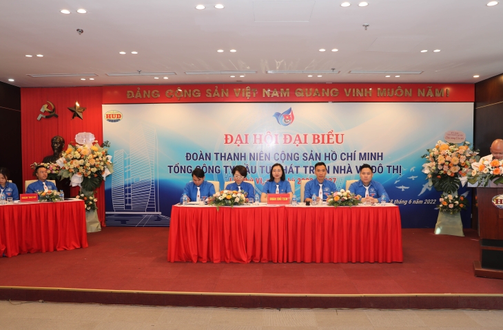 Đoàn Thanh niên HUD tổ chức thành công Đại hội đại biểu lần thứ VI, nhiệm kỳ 2022 - 2027