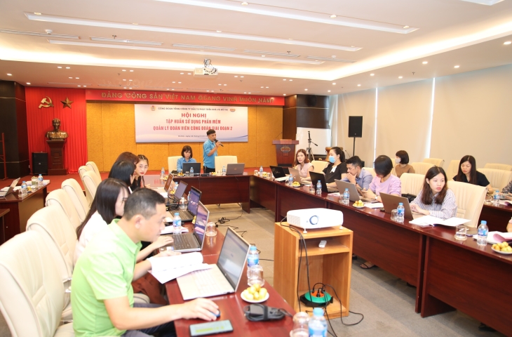  Công đoàn HUD tổ chức Hội nghị tập huấn sử dụng phần mềm Quản lý đoàn viên Công đoàn giai đoạn 2