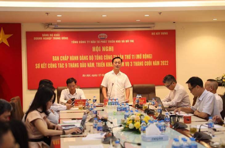 Tổng công ty HUD tổ chức Sơ kết 9 tháng và triển khai nhiệm vụ Quý IV năm 2022