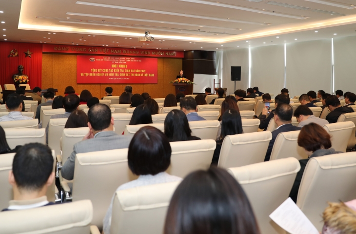 Uỷ ban kiểm tra Đảng uỷ HUD tổ chức Hội nghị tổng kết công tác năm 2022 và tập huấn nghiệp vụ công tác kiểm tra, giám sát, thi hành kỷ luật đảng