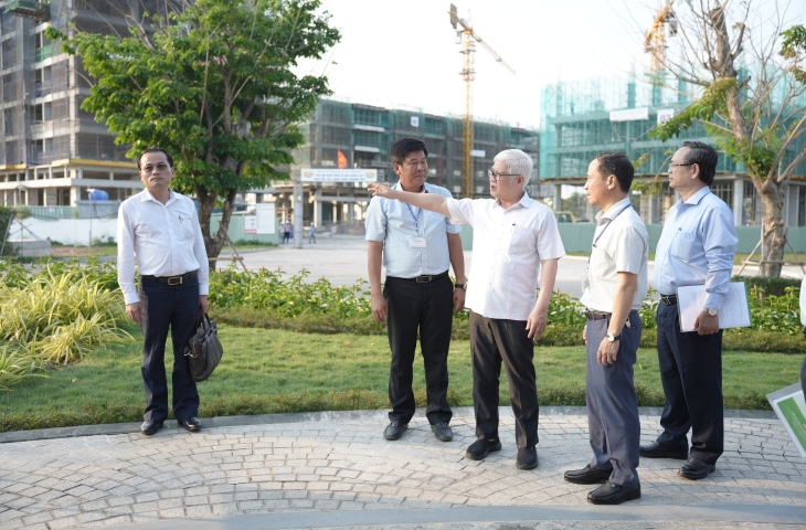 Bí thư Tỉnh ủy Bình Dương thăm dự án nhà ở xã hội An Sinh thuộc Khu đô thị sinh thái Chánh Mỹ - Bình Dương
