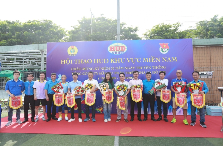 Gần 200 đoàn viên, người lao động tham gia Hội thao HUD khu vực miền Nam năm 2024